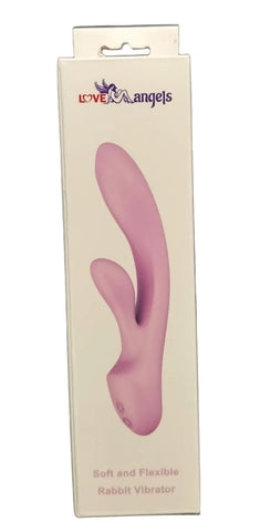 Loveangels Curvy Dual Stimulaton Pink Rabbit Vibrator - Loveangels