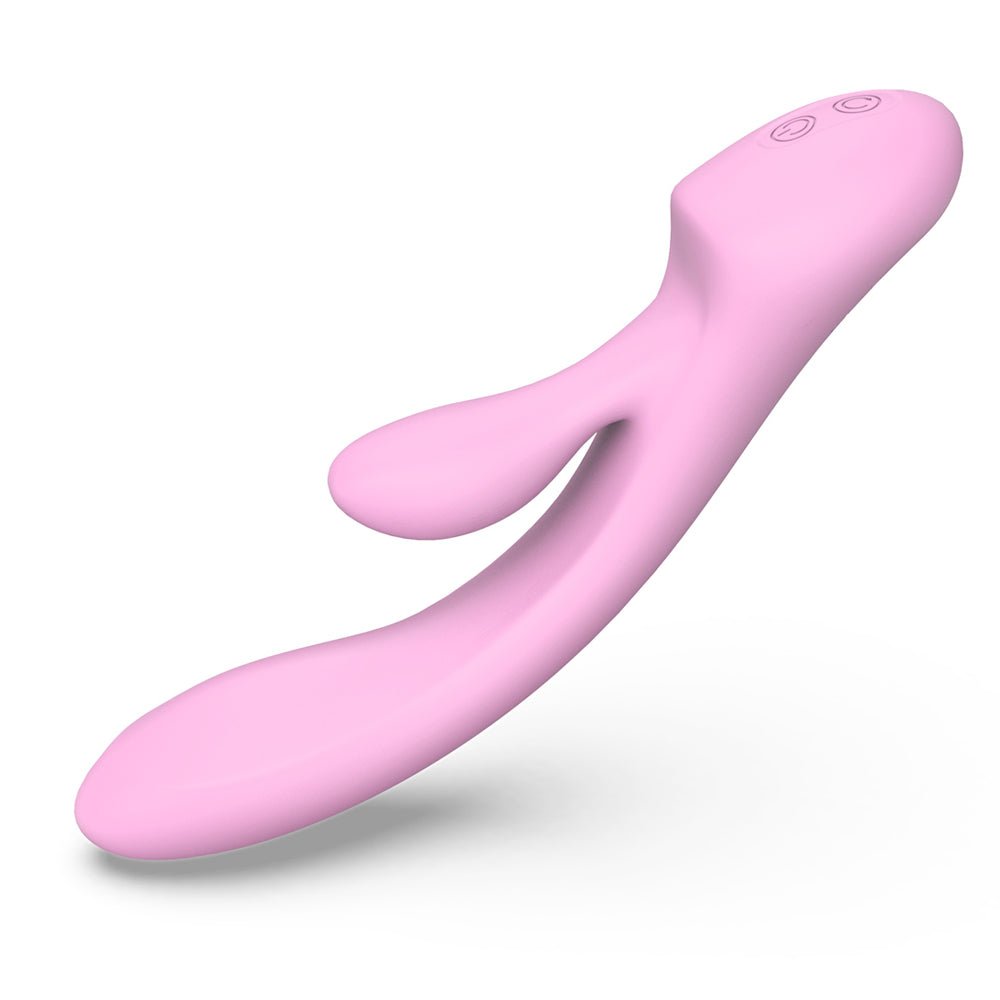 Loveangels Curvy Dual Stimulaton Pink Rabbit Vibrator - Loveangels
