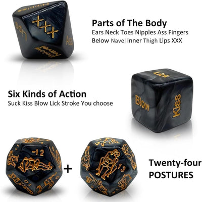 Loveangels Date Night Dice 4pk - Loveangels
