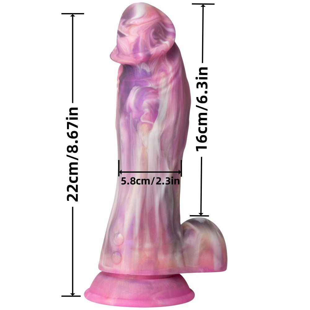 Loveangels Dream Creature Vibrating Silicone Dildo With Remote Control - Loveangels