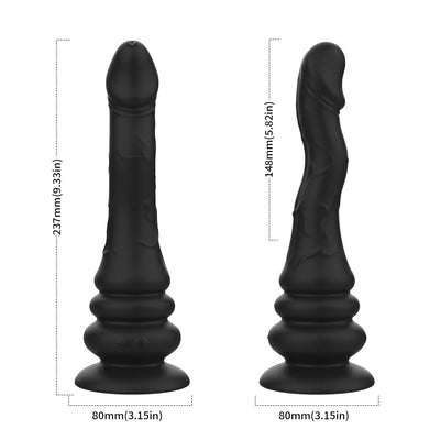 Loveangels Dual Serpent Vibrating And Slithering Remote Control Vibe - Loveangels