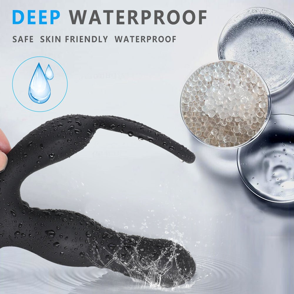 Loveangels Dual Wave Remote Control Thrusting Vibrator - Loveangels