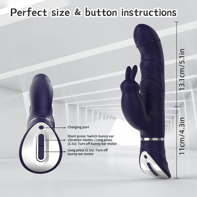 Loveangels DualPulse Elite Rabbit Vibrator - Loveangels