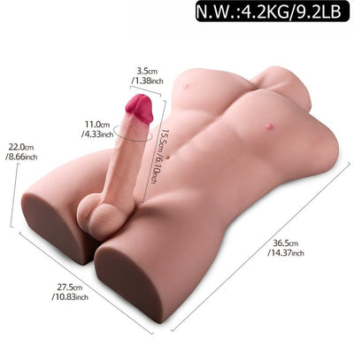 Loveangels Ella 9.2lbs Male Sex Doll With Flexible Dildo - Loveangels