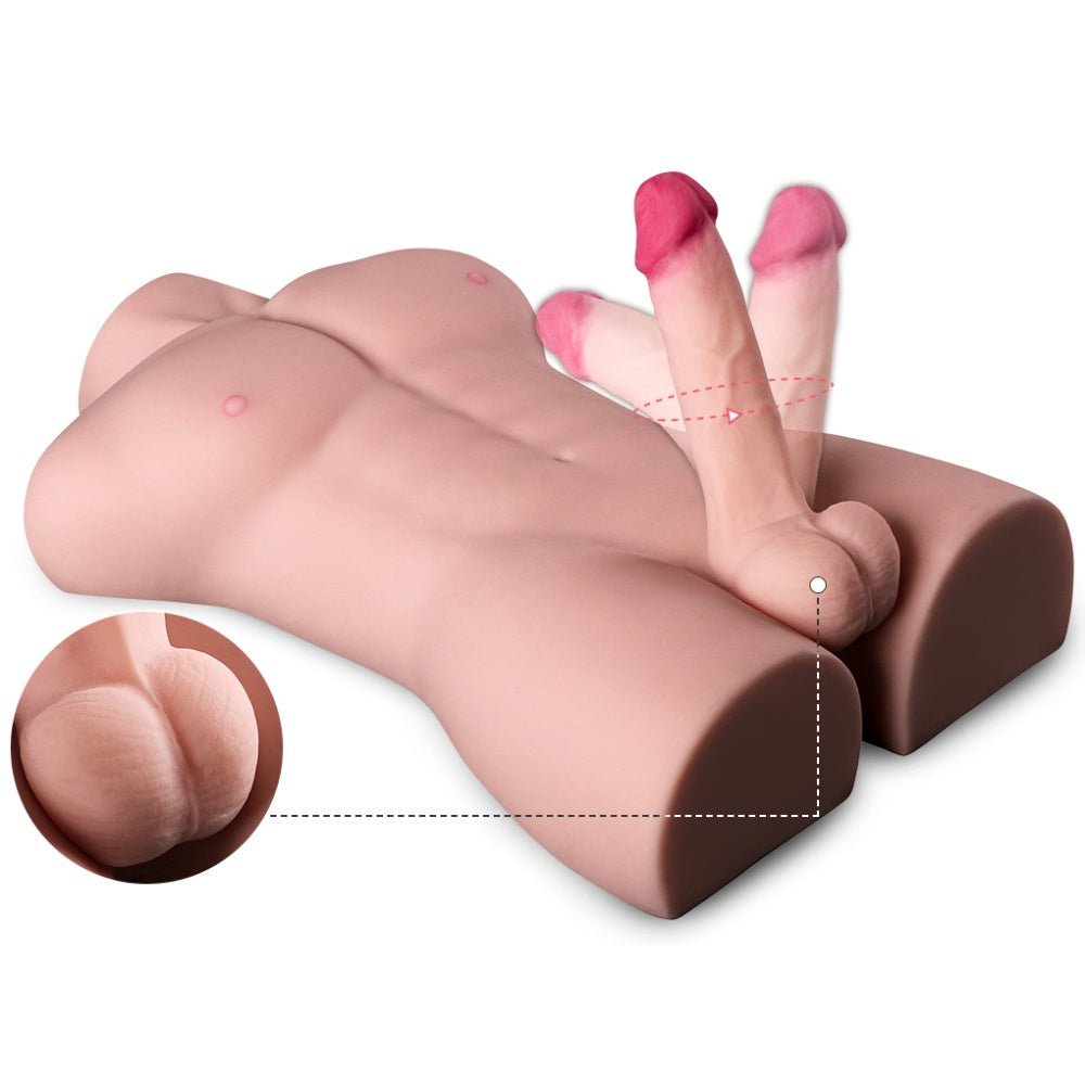 Loveangels Ella 9.2lbs Male Sex Doll With Flexible Dildo - Loveangels
