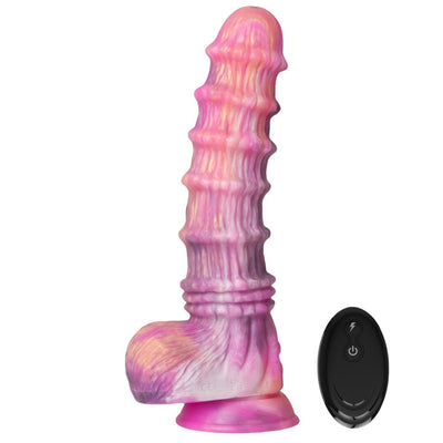 Loveangels Extra Large 11 " Vibrating Dragon Dildo - Loveangels