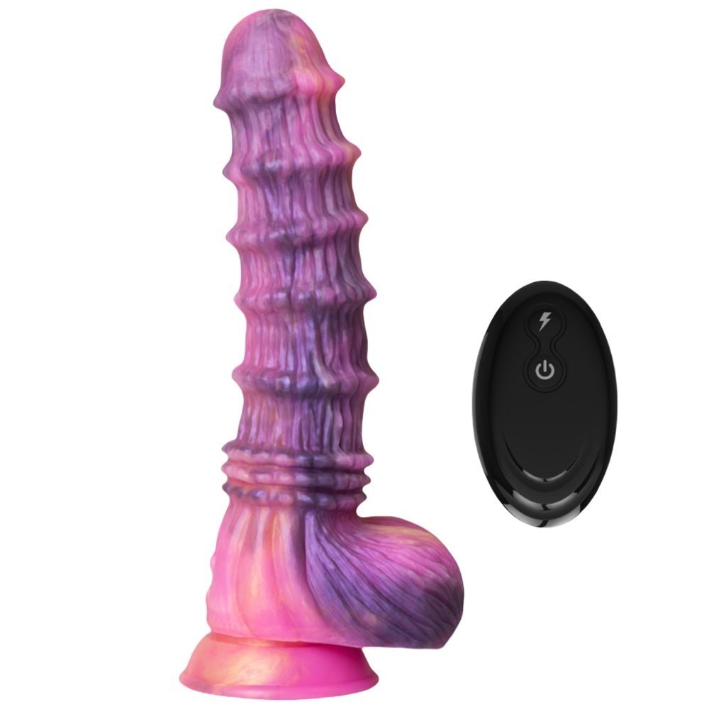 Loveangels Extra Large 11 " Vibrating Dragon Dildo - Loveangels