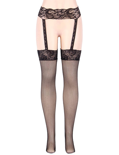 Loveangels Fishnet Suspender Tights - Loveangels