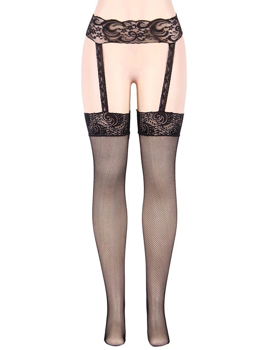 Loveangels Fishnet Suspender Tights - Loveangels