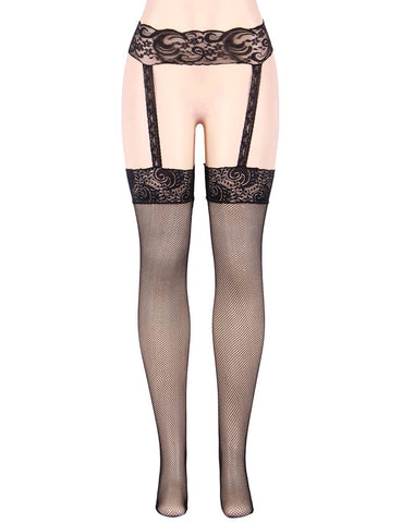 Loveangels Fishnet Suspender Tights - Loveangels