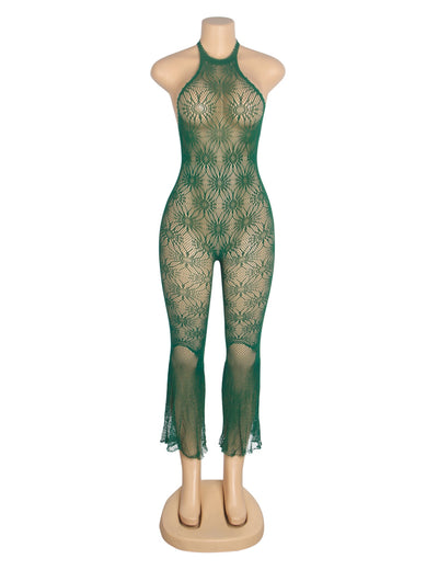 Loveangels Flared Green Bodystocking Suit - Loveangels