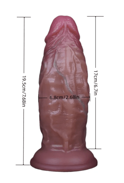 Loveangels Flesh Ridge Extra Chunky 19cm Dildo - Loveangels