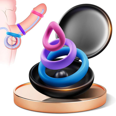 Loveangels Flex Rings 3pc Silicone Ring Set - Loveangels