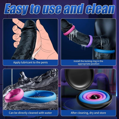 Loveangels Flex Rings 3pc Silicone Ring Set - Loveangels