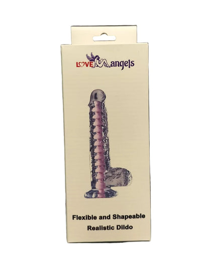 Loveangels Flexible And Shapeable Clear Dildo - Loveangels