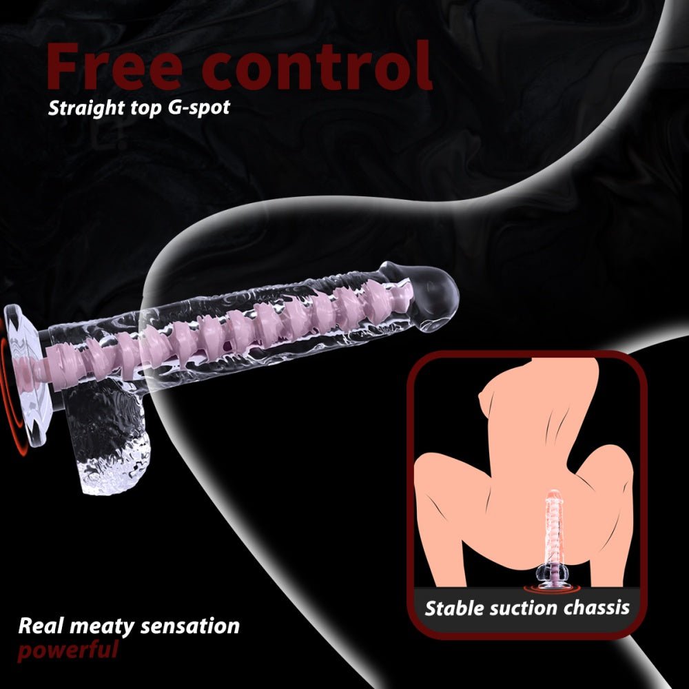 Loveangels Flexible And Shapeable Clear Dildo - Loveangels