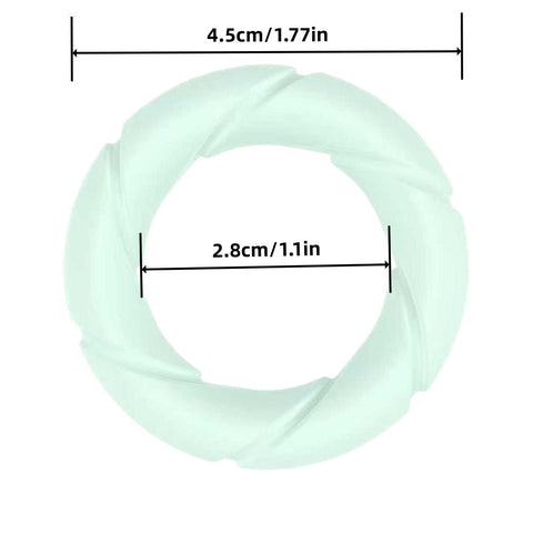 Loveangels Glow In The Dark Spiral Cock Ring - Loveangels