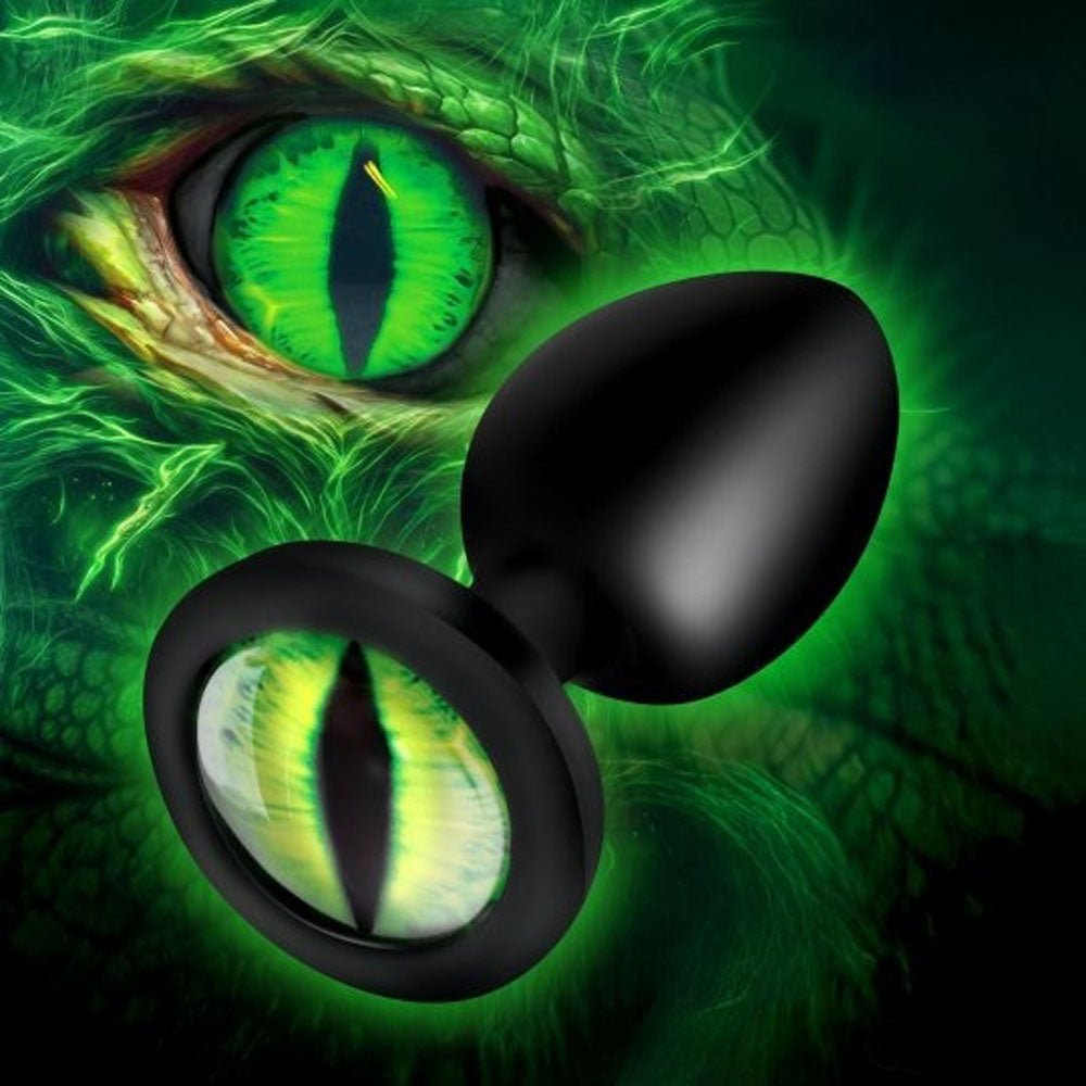 Loveangels Green Eye Silicone Butt Plug - Loveangels
