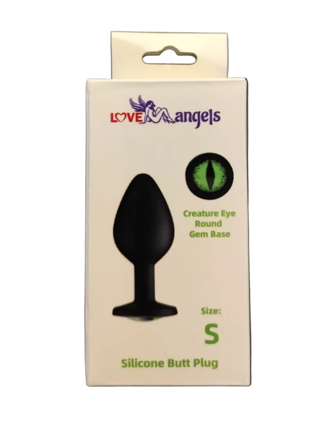 Loveangels Green Eye Silicone Butt Plug - Loveangels