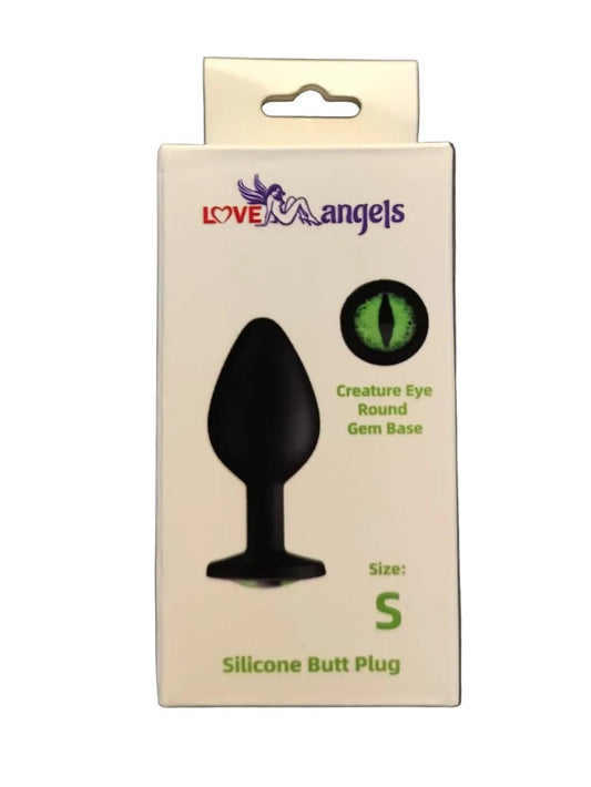 Loveangels Green Eye Silicone Butt Plug - Loveangels