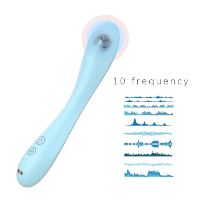 Loveangels Heat Curve Slim Heated Silicone Vibrator - Loveangels