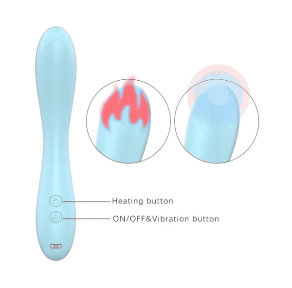 Loveangels Heat Curve Slim Heated Silicone Vibrator