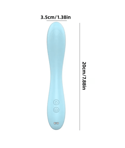 Loveangels Heat Curve Slim Heated Silicone Vibrator - Loveangels