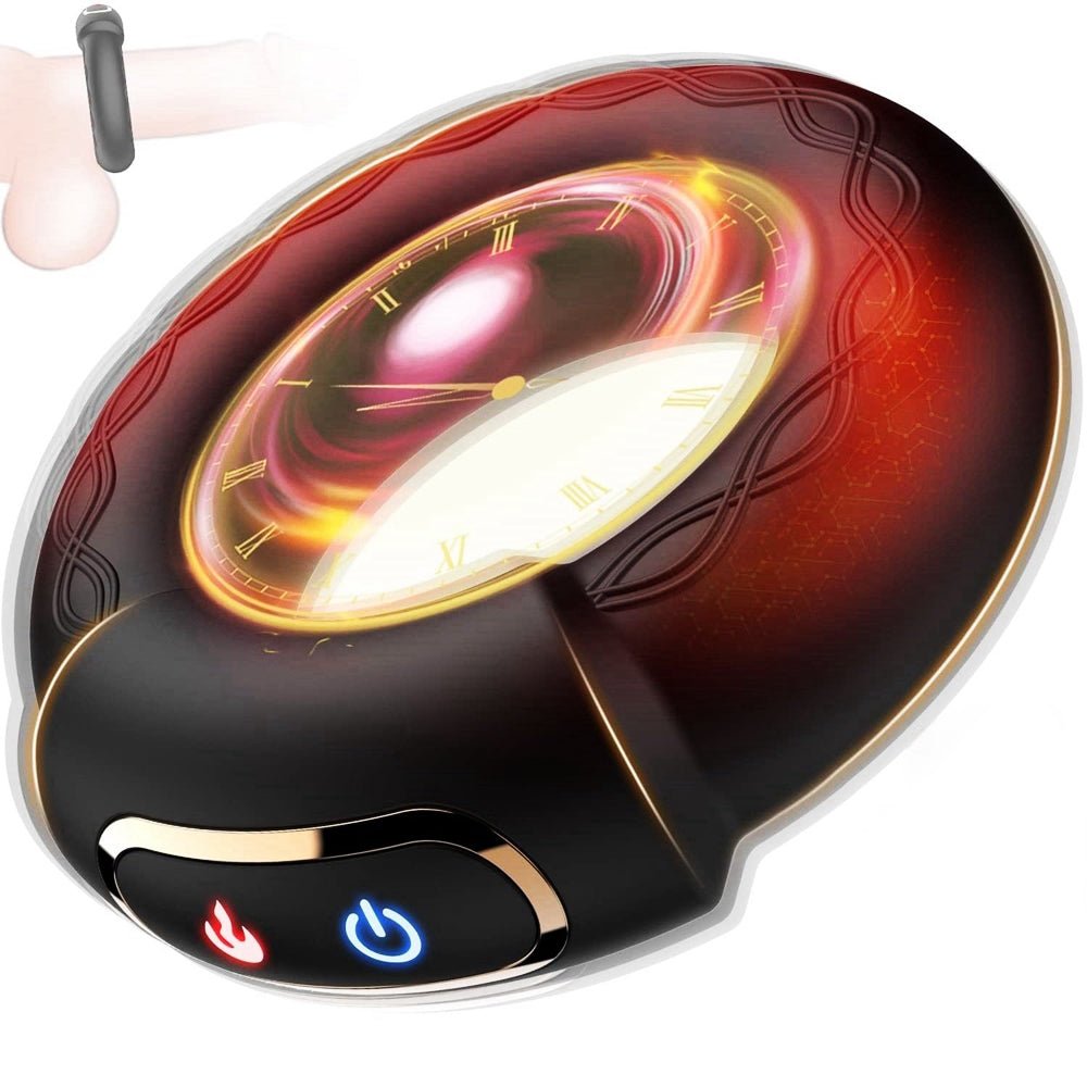 Loveangels Heat Loop Heating Vibrating Silicone Cock Ring - Loveangels