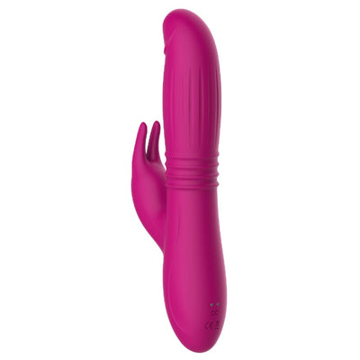 Loveangels Inflatable Thrusting Silicone Rabbit Vibrator - Loveangels