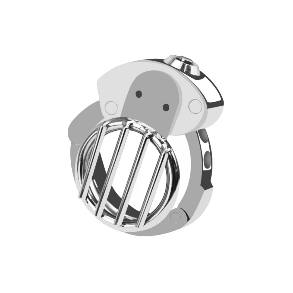Loveangels Iron Veil X1 Stainless Steel Chastity Cage - Loveangels