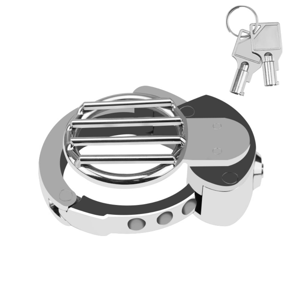 Loveangels Iron Veil X1 Stainless Steel Chastity Cage - Loveangels