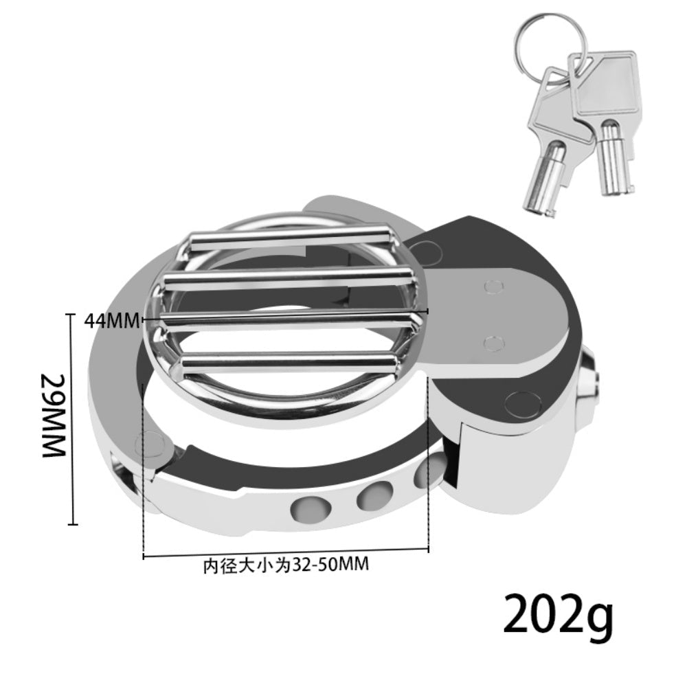 Loveangels Iron Veil X1 Stainless Steel Chastity Cage - Loveangels