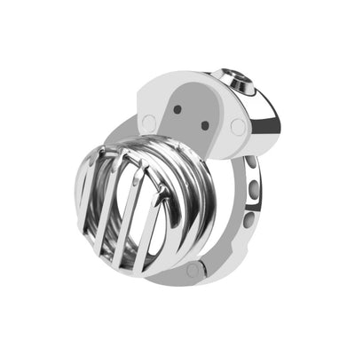 Loveangels Iron Veil X2 Stainless Steel Chastity Cage - Loveangels