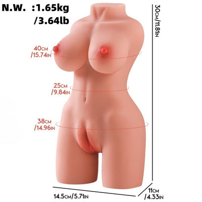 Loveangels Life-Like Flesh-Colored TPE Sex Doll - Loveangels