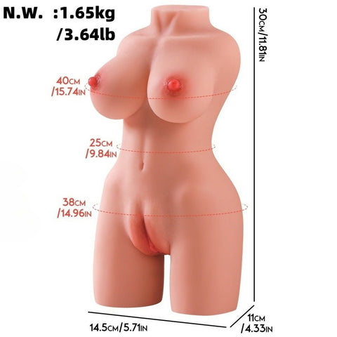 Loveangels Life-Like Flesh-Colored TPE Sex Doll - Loveangels