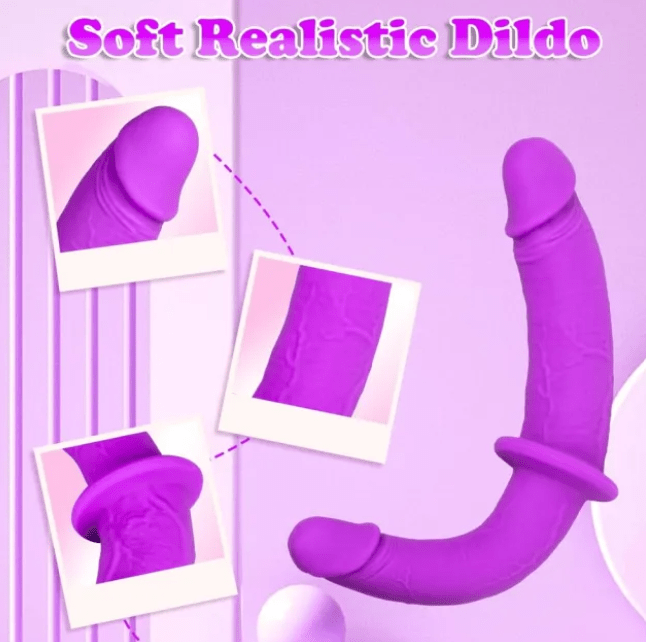 Loveangels Linked Play Double Ended Dildo With Harness - Loveangels