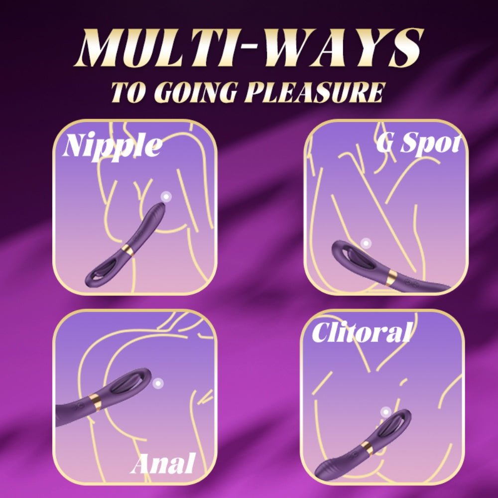Loveangels Lisa Flicker Dual Ended G - Spot Vibe With Finger Slap Motion - Loveangels