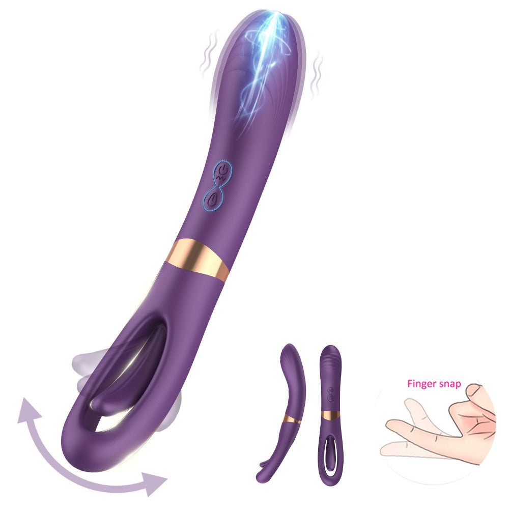 Loveangels Lisa Flicker Dual Ended G - Spot Vibe With Finger Slap Motion - Loveangels