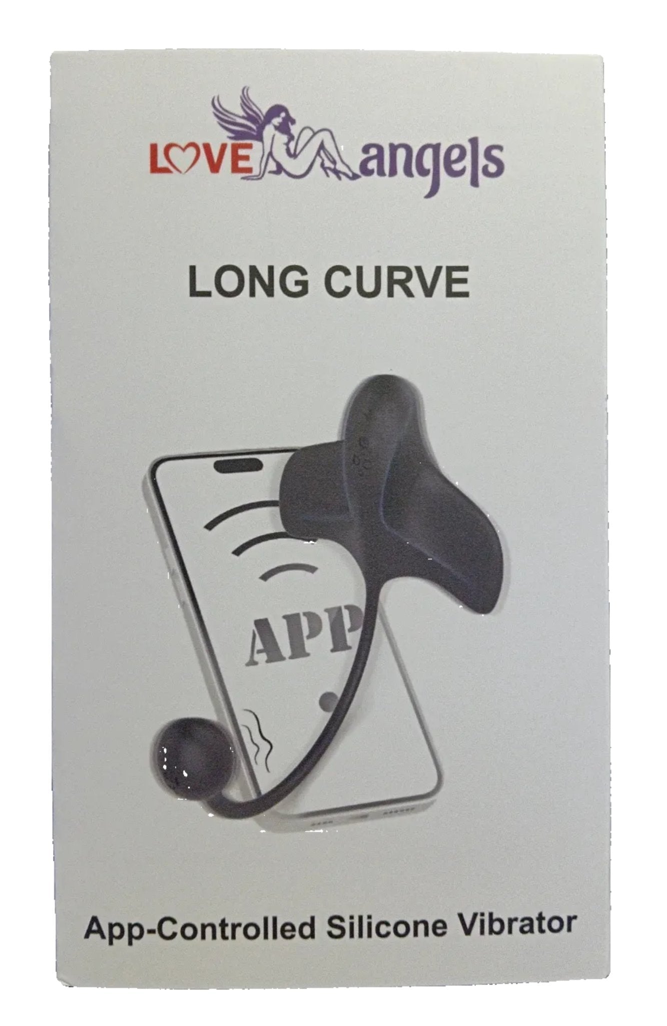 Loveangels Long Curve App Control Unisex Vibrator - Loveangels