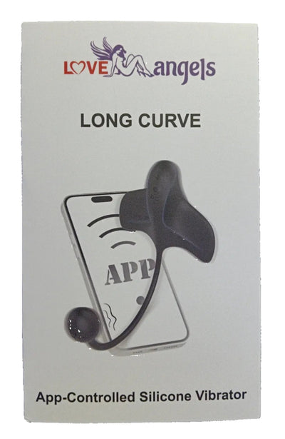Loveangels Long Curve App Control Unisex Vibrator - Loveangels
