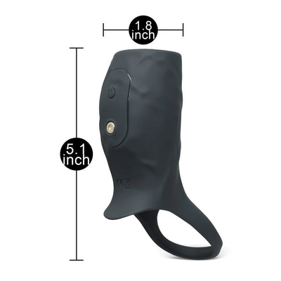 Loveangels Long Vibrating Double Ring - Loveangels