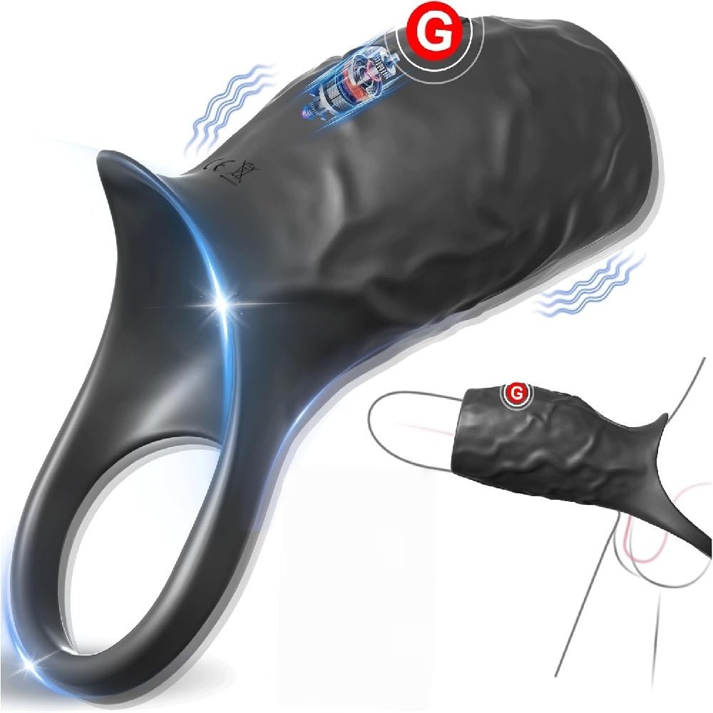 Loveangels Long Vibrating Double Ring - Loveangels