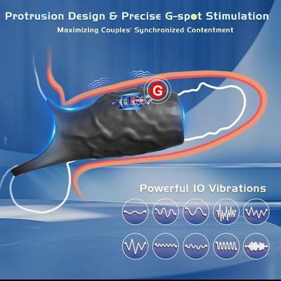 Loveangels Long Vibrating Double Ring - Loveangels