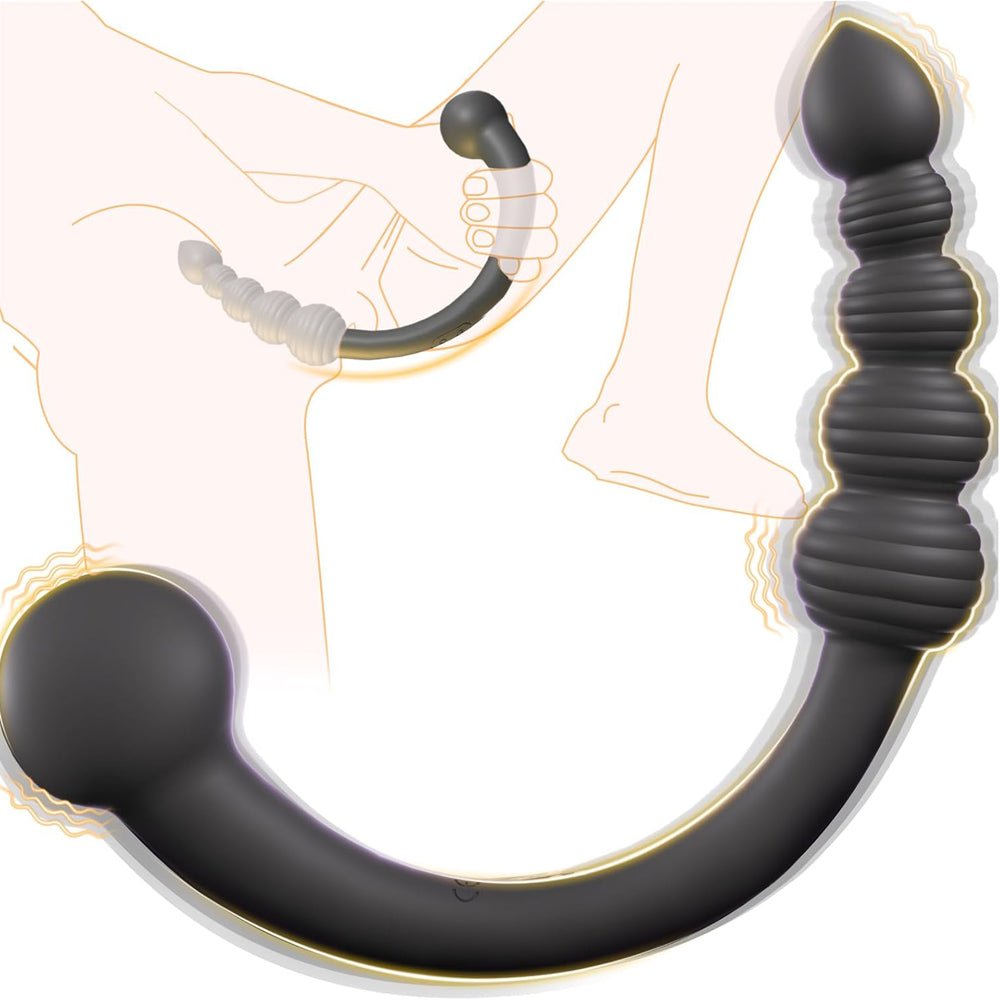 Loveangels Long Wave Dual Ended Anal Massager - Loveangels