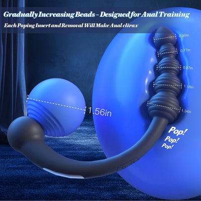 Loveangels Long Wave Dual Ended Anal Massager - Loveangels