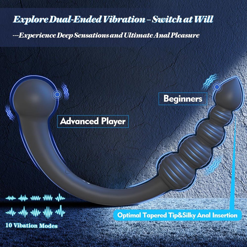 Loveangels Long Wave Dual Ended Anal Massager - Loveangels