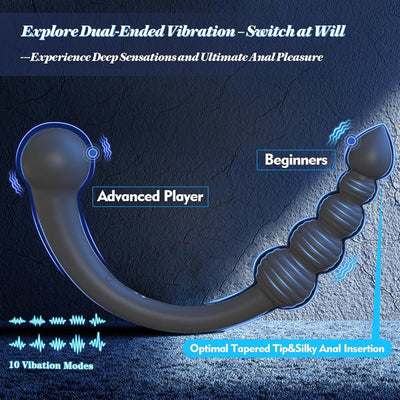 Loveangels Long Wave Dual Ended Anal Massager - Loveangels