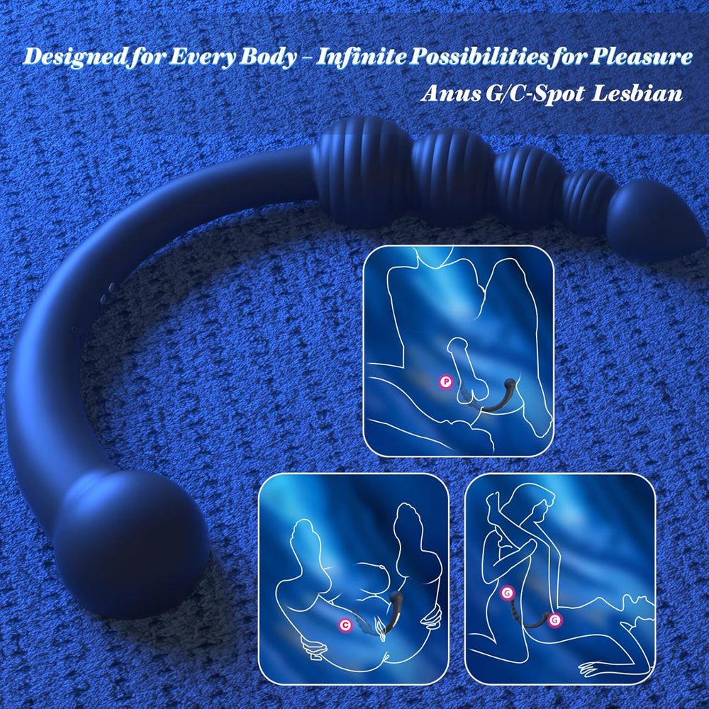 Loveangels Long Wave Dual Ended Anal Massager - Loveangels