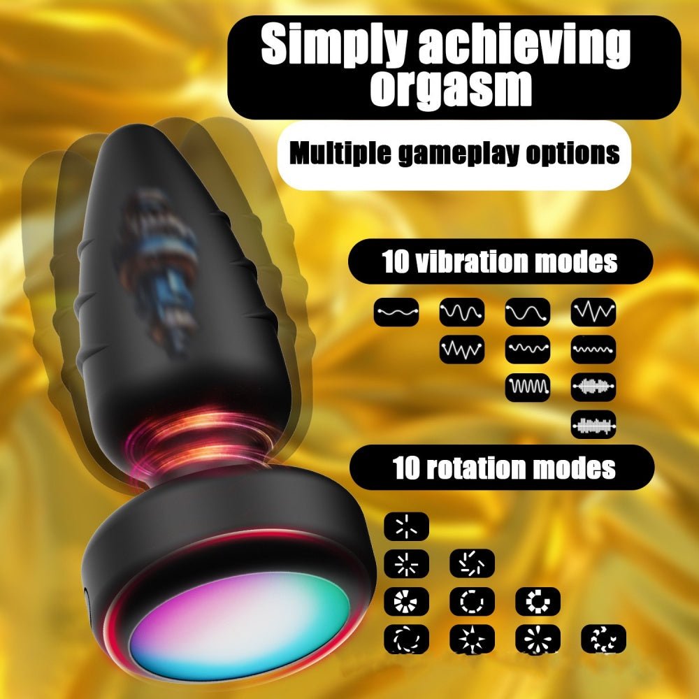 Loveangels Luminova X Light Up Rotating Plug With Remote - Loveangels