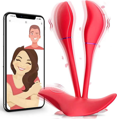 Loveangels LunaBloom Dual Tip Vibrator With App Control - Loveangels